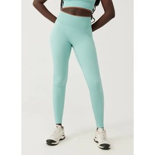 OUTDOOR VOICES Women's 7/8 Legging Medium Storm Blue Seamless Ribbed NWT