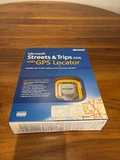 Microsoft Streets  Trips 2006 w/ GPS Locator Factory Sealed NOS Complete