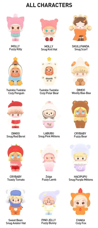 POP BEAN FLUFFY & COZY SERIES BLIND BAG (1 PC PER PACK) HOT CUTE GIFT TOY - Image 3 of 4