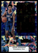 Jaden Springer 2021-22 Panini Contenders '21 Draft Class Contenders Green Ice
