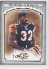 2006 Donruss Threads Pro Gridiron Kings Gold 22/100 Rudi Johnson #PGK-46 0a1