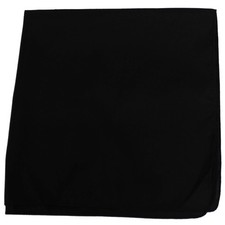 Set of 9 Solid 100 Polyester Unisex Bandanas