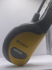 Sony FM/AM Walkman SRF-HM55 Headphones Vintage Yellow Sports Radio WORKS-TESTED