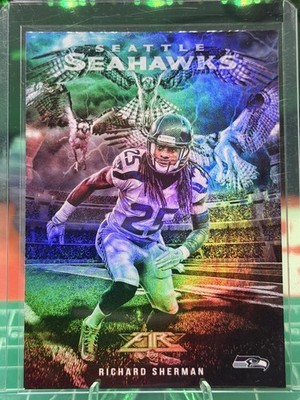 2015 Topps Fire #ITW-RS Richard Sherman Into the Wild