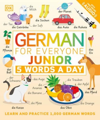 German for Everyone Junior: 5 Words a Day - Paperback By DK - VERY GOOD