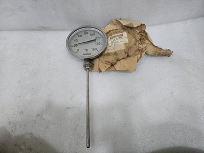 RUEGER Temperature Gauge 0 160°C Ø160mm Analog Dial Swiss Made 0KC291 OKC291