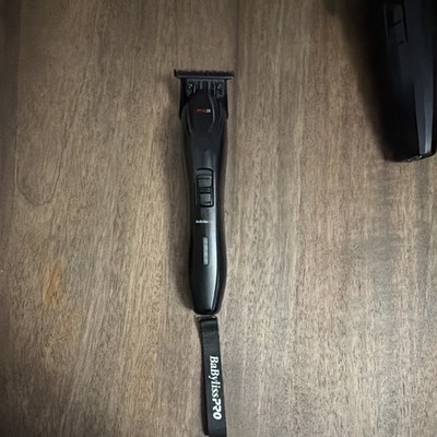 BaBylissPRO FX3 Cordless Black T-Blade Trimmer for Hair & Beard