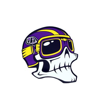 Troy Lee Designs Aufkleber Skully Sticker 1 Stück Motocross Enduro