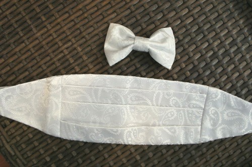 NEW BOYS Woven Pants (Sz S/M/2T/3T/4/5) White,Wedding/Christening/School Uniform - Picture 7 of 7