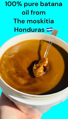 #ad #ad 100% Pure Batana Oil To Grow Hair And Stop Hair Loss 1 Liter 33.81 Oz 🇭🇳 $120.00