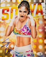 Sonya Deville SIGNED 8x10 METALLIC Photo Wrestling Auto JSA COA - WWE NXT