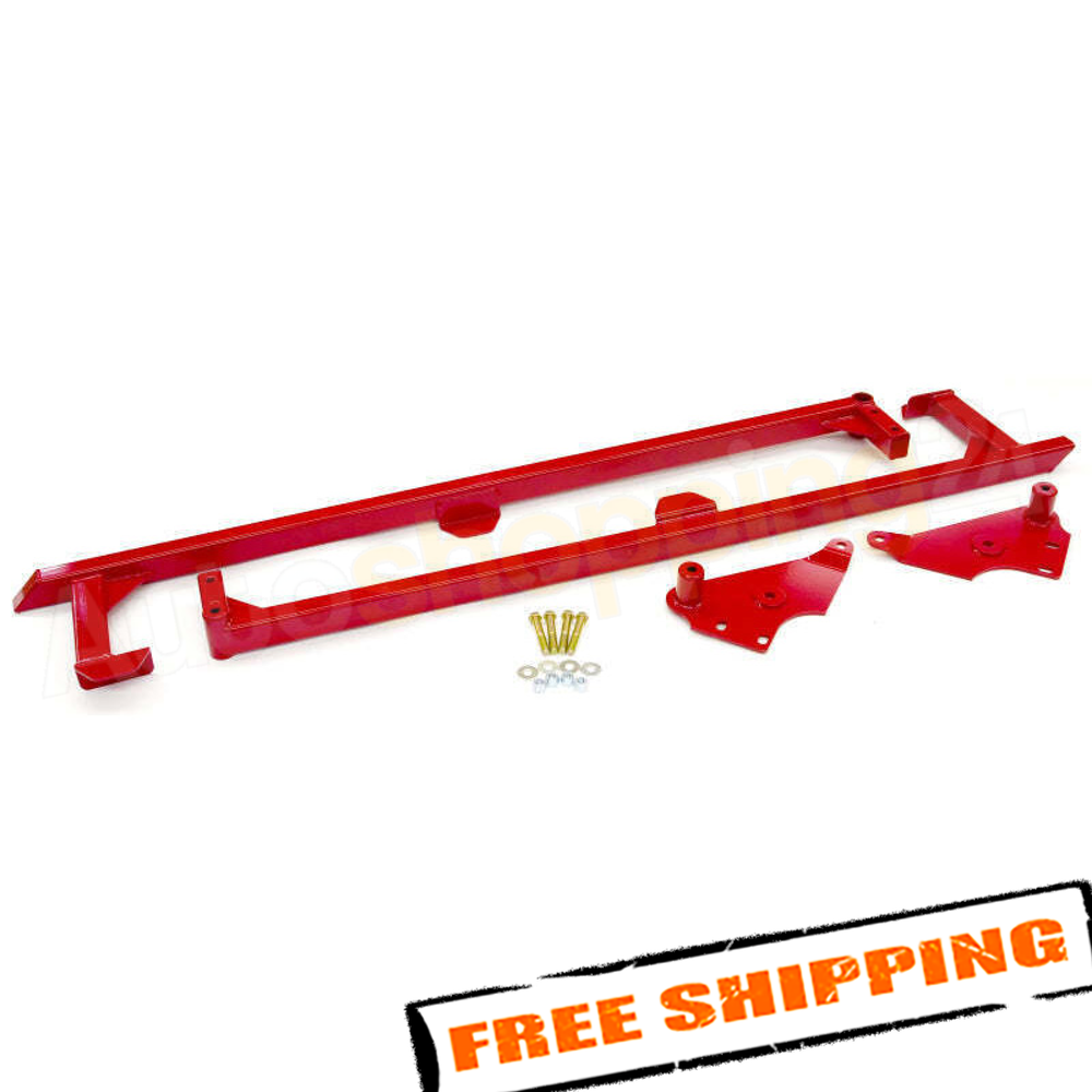 BMR Suspension SFC007R Red Weld-OnSubframe Connectors for 2004