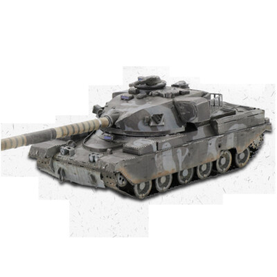 Cheftain Tank 3D Metal Model Kit SHANGHAI ART MODEL