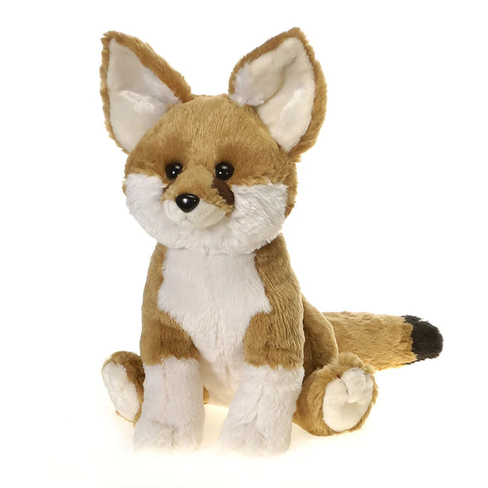 Large Sitting Fennec Fox Plush Toy 15 inch tall by Fiesta Toy Soft