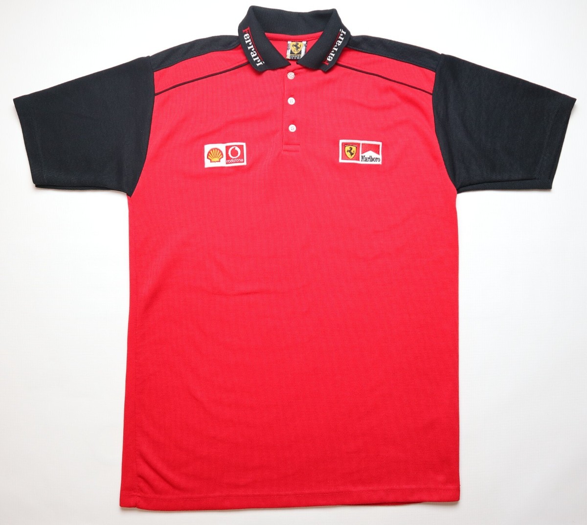 SCUDERIA FERRARI MARLBORO 90s RACING F1 VINTAGE POLO SHIRT JERSEY 