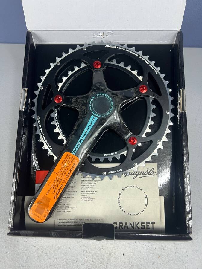 Campagnolo Centaur Black Red Carbon Power-torque 10 SP 39/52