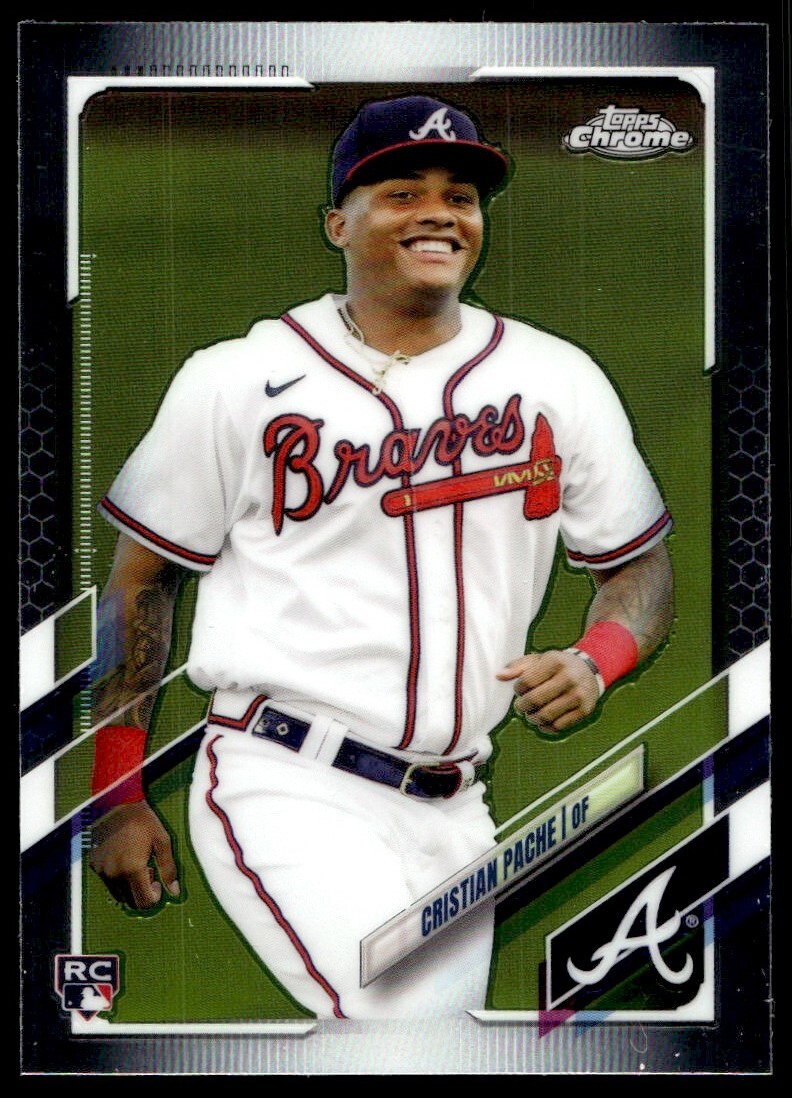 2021 Topps Chrome Cristian Pache Rookie Atlanta Braves #178