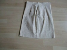 Dieter Heupel Damen Mini Rock Gr. 36-38 beige Stickerei Ton in Ton