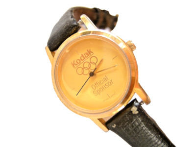 Vintage Kodak Official Sponsor Damen Armbanduhr Uhr aus den 1990-er