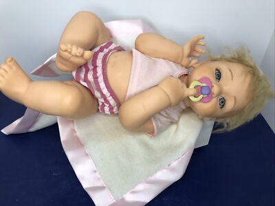15  Long Masterpiece Pamela Erff Artist Resin Cozy Hugs Baby Blonde Doll #O