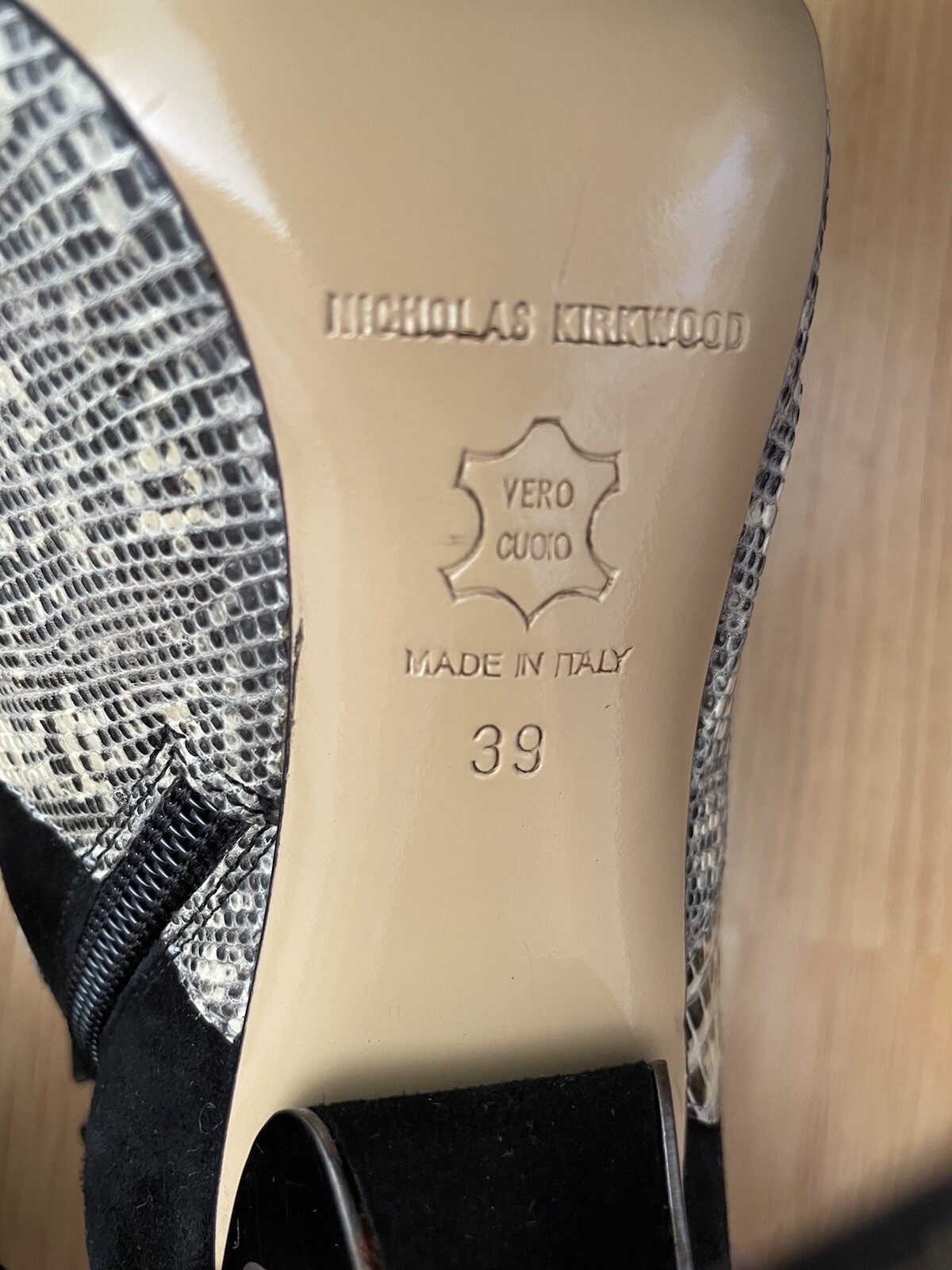 NICHOLAS KIRKWOOD Snakeskin PYTHON Stiletto 39/7.… - image 11