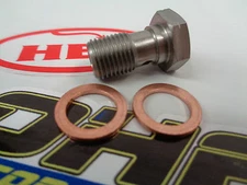 HEL Performance Stainless Single Banjo Bolt Motorcycle Car Bike M12 x 1.00