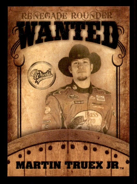 2009 Wheels Main Event Nascar Renegade Rounder Wanted Insert Complete Set 1-9 - Image 4 of 4