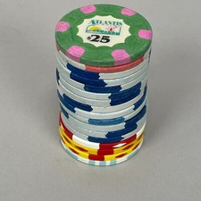 Atlantis Paradise Island $25 $5 $1 Paulson Casino Royale St. Maarten 17 Chip Lot