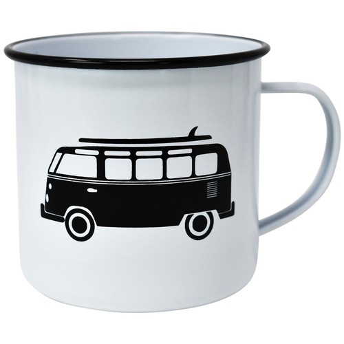 Enamel Mug - Camping Mug in 8 Vintage Enamelware Designs for Coffee or ??? - Picture 14 of 16
