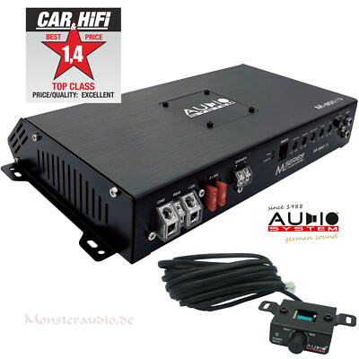 Audio System M-850.1D 850 Watt/RMS 1-Kanal Auto Verstärker Digital Endstufe Mono