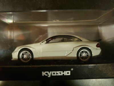 Kyosho MERCEDES BENZ CLK DTM AMG Coupe White STREET VERSION Black