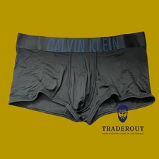 Calvin Klein CK men black intense power microfiber trunk underwear size XL