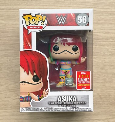 Funko Pop WWE Asuka SDCC #56 + Free Protector