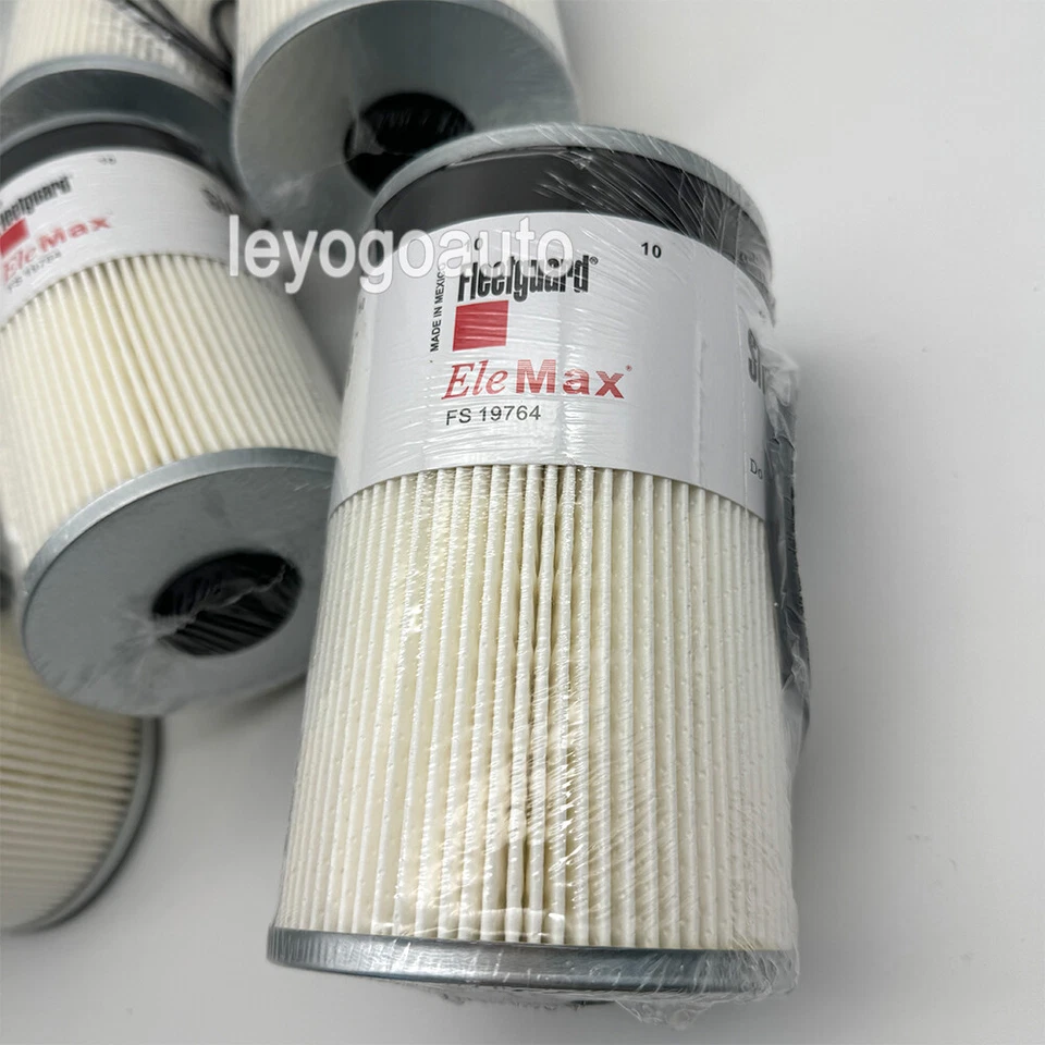 6Pcs FS19764 Fleetguard Fuel Filter With Water Separator NEW Free Shipping - Image 3 of 4