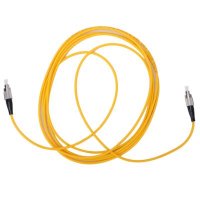 2PCS 3M FC/UPC to FC/UPC Fiber Patch Cord Single Mode Yellow LSZH Cable