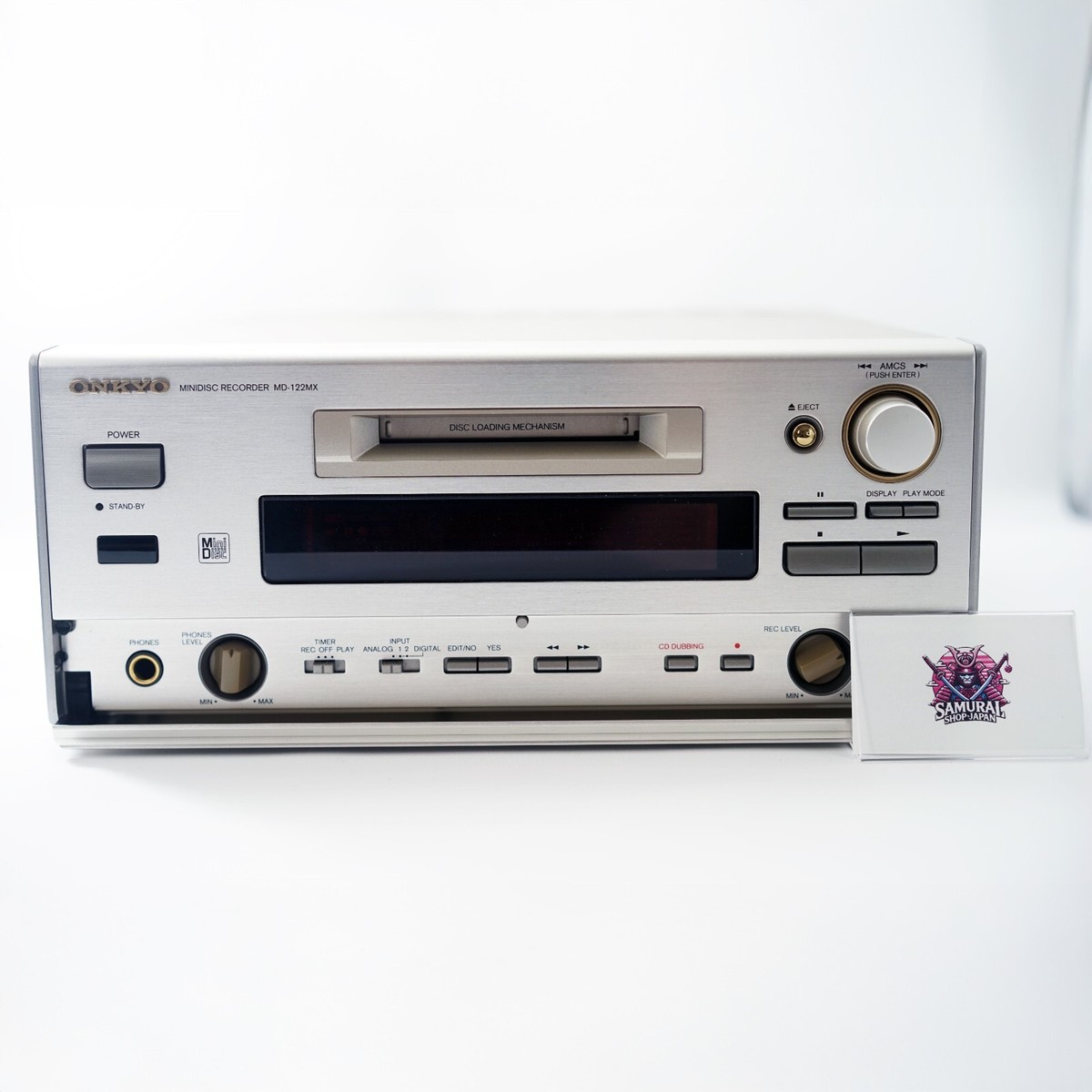 ONKYO MD-122MX MiniDisc Recorder Deck Excellent Tested Working