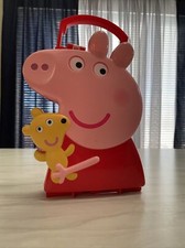 2003 Peppa Pig Travel Carry Case Storage with Handle Only No Figures
