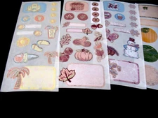Lot of Stickers, Great Lengths, Summer, Autumn, Winter, Jewel, Spring, Titles.