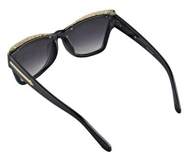 SUNGLASSES - Retro Classic style Black with Gold Filigree  display picture 1