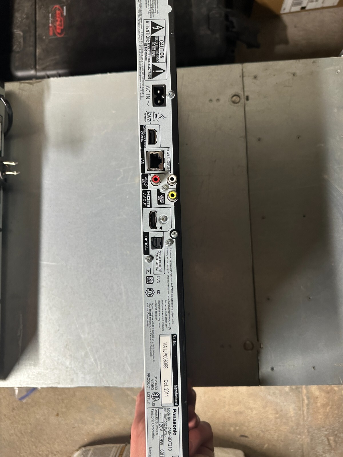 Panasonic BluRay DVD Player DMPBDT210 No Remote eBay