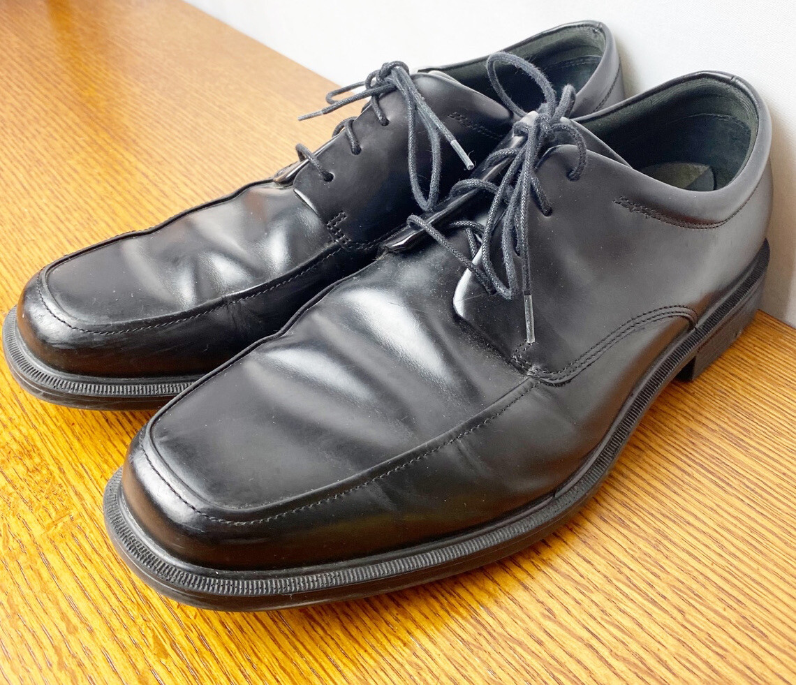 Rockport Waterproof Men\'s Black‎ Leather Lace-Up Oxford Dress Shoes Sz 10.5 s-l400.jpg main image 4