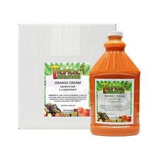 TROPICAL SENSATIONS ORANGE CREAM, FROZEN DRINK MIX SLUSH MACHINE  CASE OF 6