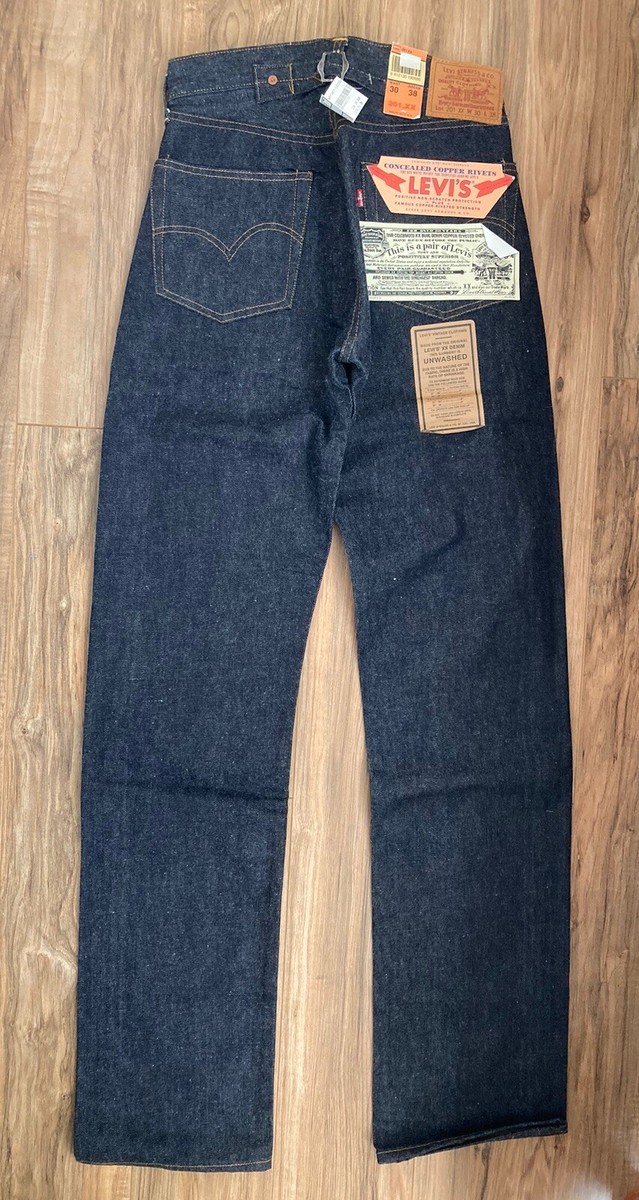Vintage LEVIS 201 XX / 501 W30 L38 Selvedge 1937 90s LVC 555 Big E