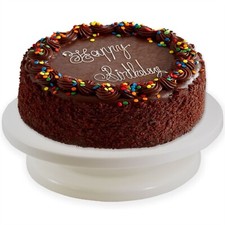 28CM ROTATING CAKE ICING DEOCRATING REVOLVING KITCHEN DISPLAY STAND TURNTABLE