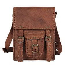 Handmade Leather Sturdy Leather satchel Ipad Messenger Bag for men and women