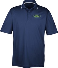 Green Ford Logo Two Tone Polo Pocket Print