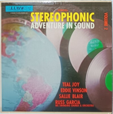 LP Vinyl Record - Stereophonic Adventure in Sound Vol. 2 AAMCO ALPS 55 Teal Joy