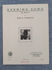 Evening Song Op 49 No 4 by John M Steinfeldt Art Publication Society 1957 