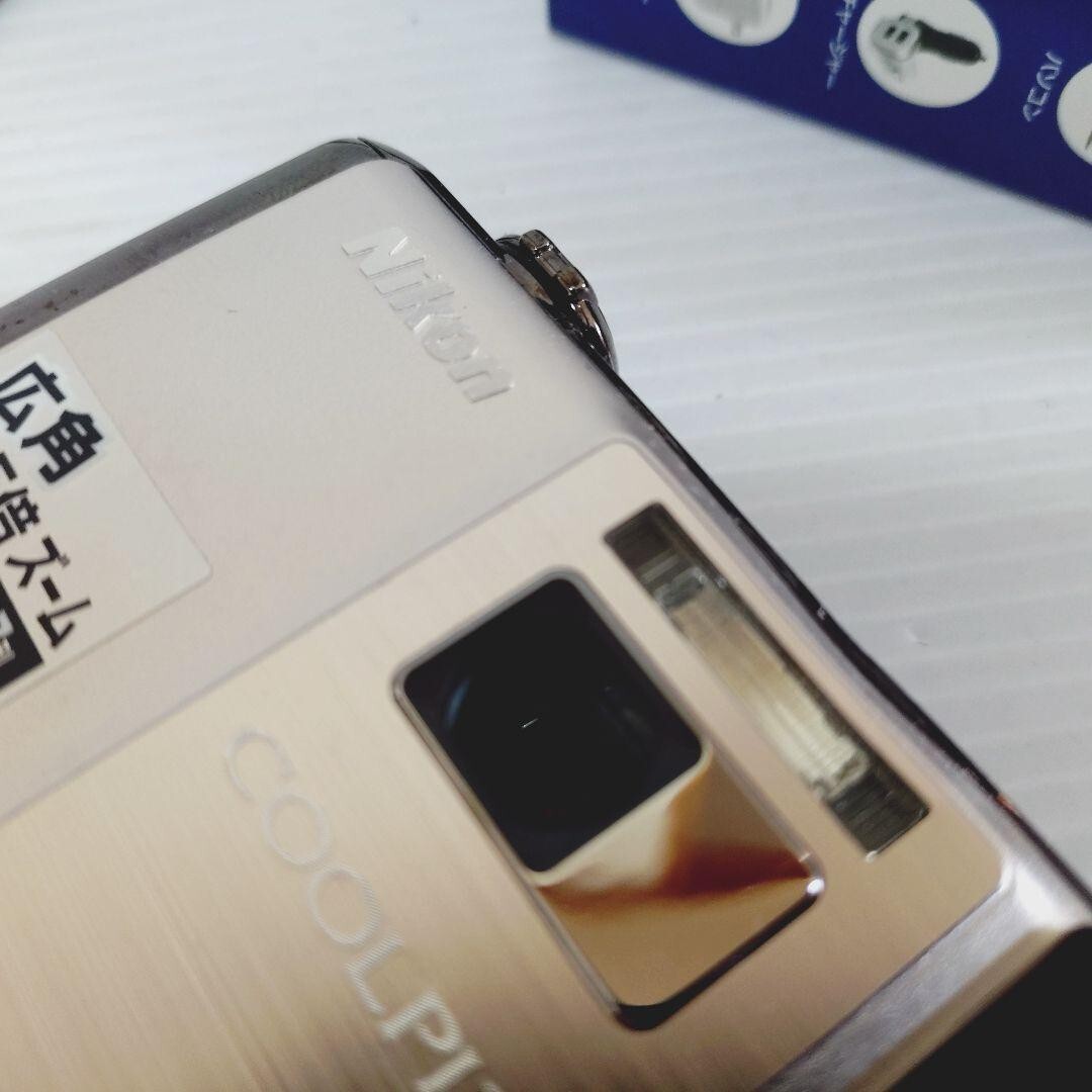 Nikon Coolpix S1000Pj Silver 5x Zoom Compact Digital Camera from