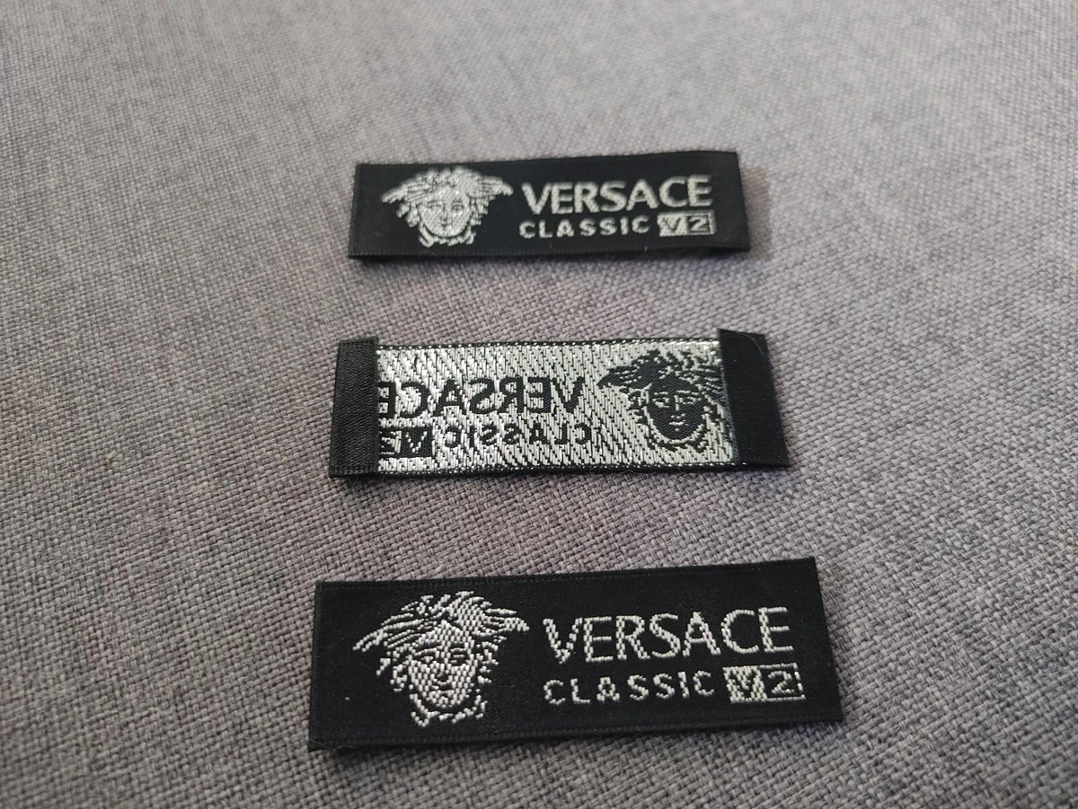 Replacement Versace Clothing Designer TAG LABEL Sewing LOT 3 or 5